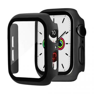 Coque+Film Protection d'écran en Verre trempé Pour iWatch 42mm